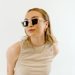 Bored George Jade Sunglasses - Sand