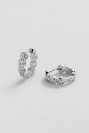 ZAFINO Josie Hoop Essential Earring - Silver 7359