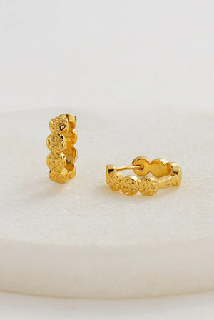 ZAFINO Josie Hoop Essential Earring - Gold 7358