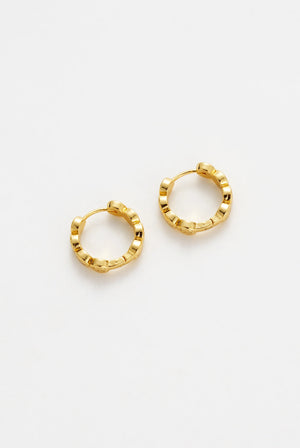 ZAFINO Josie Hoop Essential Earring - Gold 7358