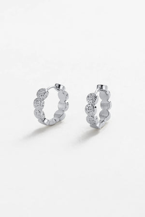 ZAFINO Josie Hoop Essential Earring - Silver 7359