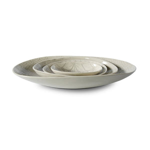Wonki Ware Etosha Dish - Grey Lace