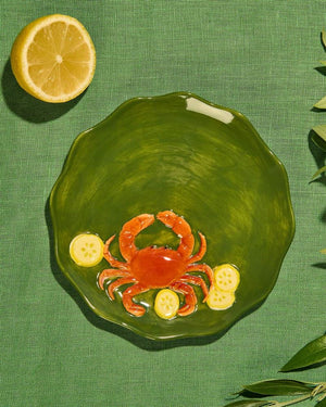 La La Land - Crab - Stoneware Plate
