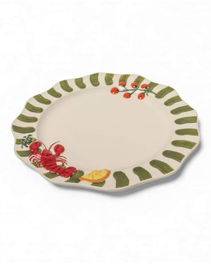 La La Land - Lobster - Stoneware Dinner Plate
