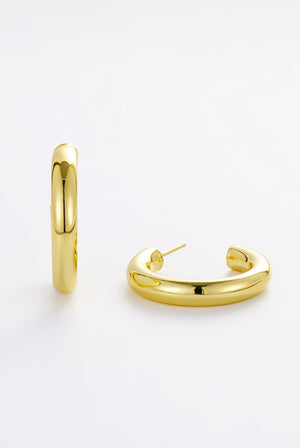 ZAFINO Lina Hoop Large - Gold