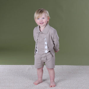Dimples Baby Cotton Polo - Brown T-shirt Top Golf