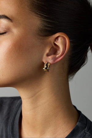 Zafino Lottie Statement Earrings - Gold