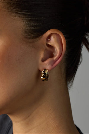 Zafino Lottie Statement Earrings - Gold