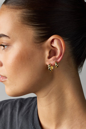 Maya Hoop - Gold - Earrings