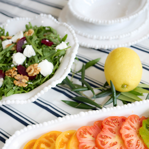 Melamine Pearl Serving Dish + Le Forge