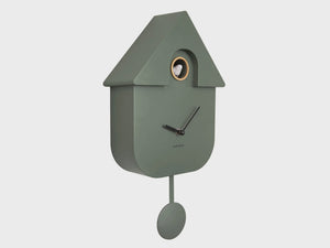 KARLSSON Modern Cuckoo Clock - Jungle Green