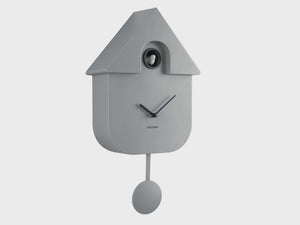 KARLSSON Modern Cuckoo Clock - Mouse Grey