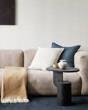 Furtex Baya Mosman Merino Wool Throw 140 x 200cm - Sand