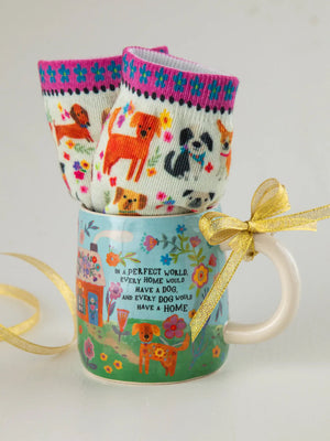Natural Life Mug & Socks Set - Every Dog Has A Home