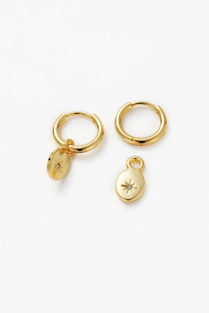 ZAFINO Nala Hoop Essential Earrings - Gold