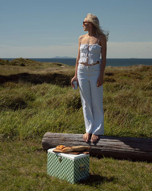 Napoleon Goods Chilly Bin - Avocado Gingham