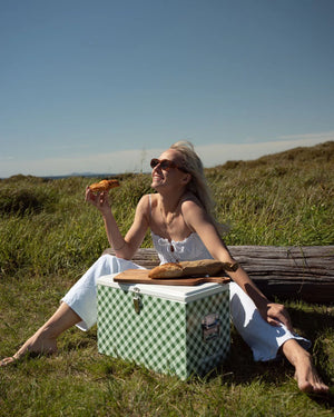 Napoleon Goods Chilly Bin - Avocado Gingham