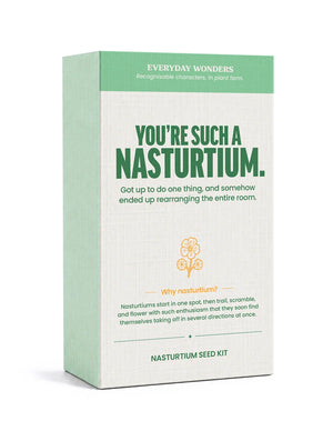 Everyday Wonders Seed Kit, Stems of Wonder is a collection of curious seed boxes and growing gifts, from intriguing little plants that move, mimic, react and surprise, to personality-inspired flower seed kits that match people to plants.
