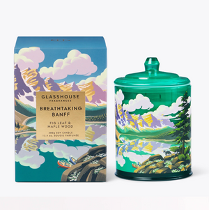 Glasshouse 380g Candle - Breathtaking Banff Limited Edition Northern Peaks collection