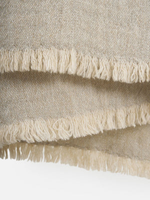 CITTA Oslo Lambswool Throw 140 x 180 - Haze / Mist