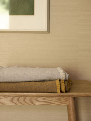 CITTA Oslo Lambswool Throw 140 x 180 - Haze / Mist