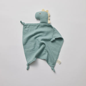 Over the Dandelions Organic Muslin Dinosaur Lovey