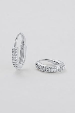 ZAFINO 7431 Phoebe Hoop - Silver