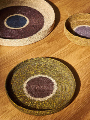 CITTA Pinto Basket - Ivy / Mulberry 28cm