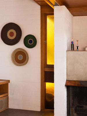 CITTA DESIGN Pinto Basket - Spirulina / Cobalt 28cm