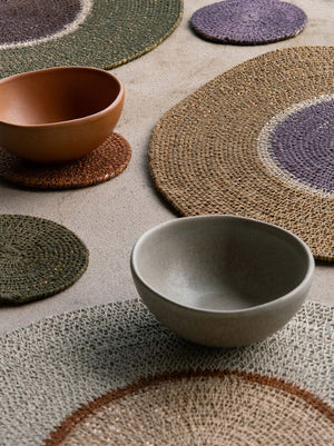 CITTA Design Pinto Placemat 34cm - Ochre/Lupin