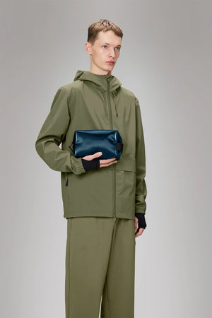 Blue toiletry Rains Wash Bag Small W3 - Spill