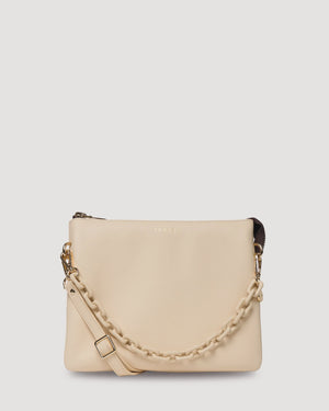 SABEN Matilda Crossbody - Vanilla + Tonal Chain Bag