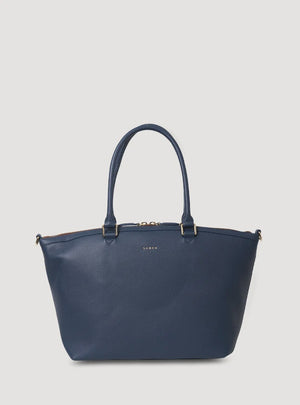 Saben Milan Carry-All Ink Blue Leather bag