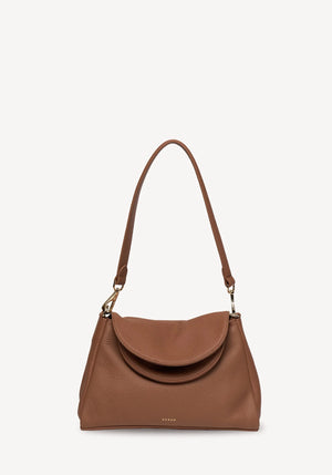 SABEN Beckett Crossbody - Tan Luxe Leather Bag