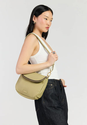 SABEN SS26 Fifi Crossbody - Willow light khaki green crossbody bag