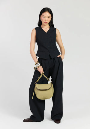 SABEN SS26 Fifi Crossbody - Willow light khaki green crossbody bag
