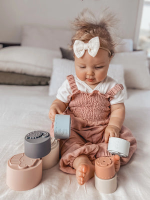 Silicone Stacking Cups set of 7 Baby Toy