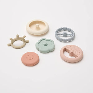 Silicone Stacking Tower Set Over the Dandelions Kids Baby