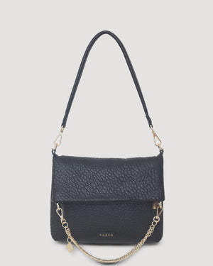 Saben Daria Shoulder Bag Black Bubble AW25 The Muse