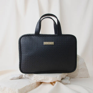MOR Shanghai Hanging Fold Out Bag Black textured