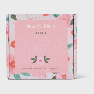 Annabel Trends Shower Steamers - Meadow Blush - 4pc Gift Box
