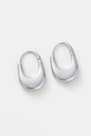 ZAFINO Sienna Hoop Silver Essential Earring