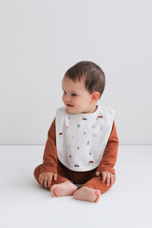 Burrow & Be Baby Bib - Simple Life