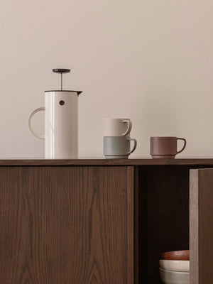 Stelton EM French Press Coffee Maker - White
