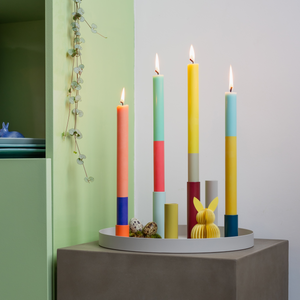 REMEMBER Dinner Stick Candles set of 3 - Ibiza