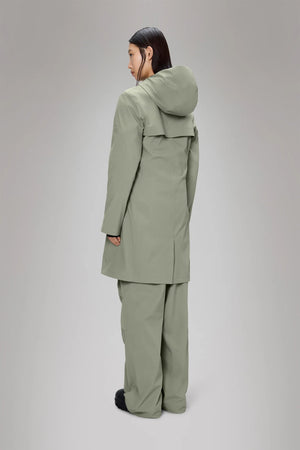 Rains Waterproof Suva Hardshell Long W Jacket W3 - Drift