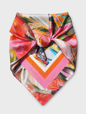 Dark Hampton CARRIE BROOMHALL INDIA PETITE SILK SCARF