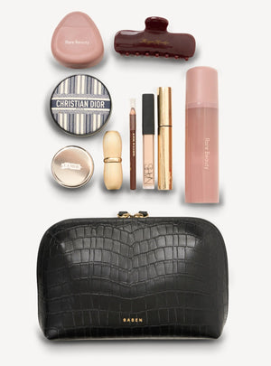 SABEN Tate Tech Pouch - Black Croc