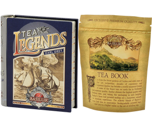 Tea Legends - Mini Tea Book - Earl Grey - 5 Pyramid Tea Bags