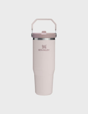 STANLEY The Iceflow Flip Straw Tumbler 30oz Rose Quartz Pink Lid
